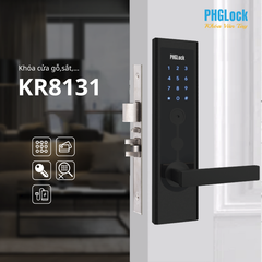 Khóa thẻ từ KR8131 / APP (Tay nắm vuông)