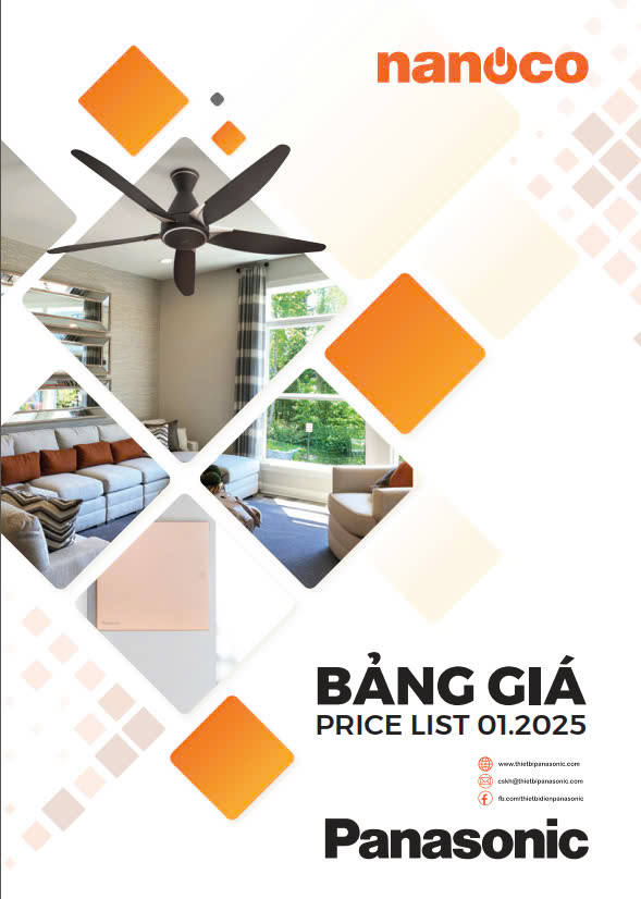 bảng giá panasonic mới nhất